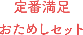 定番満足おためしセット